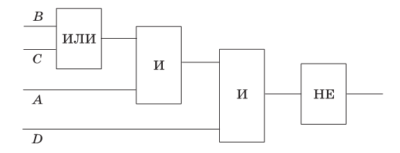схема логическая или